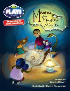 Coperta cărții BC JD Plays Grey/3A-4C Meena the Monster Minder