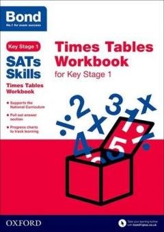 Coperta cărții Bond SATs Skills: Times Tables Workbook for Key Stage 1