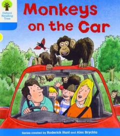 Coperta cărții Oxford Reading Tree: Level 3: Decode and Develop: Monkeys on the Car
