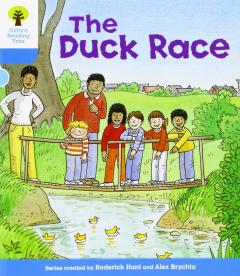 Coperta cărții Oxford Reading Tree. Stage 3: First Sentences - The Duck Race