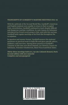 Transcripts of Gurdjieff's Meetings 1941-1946