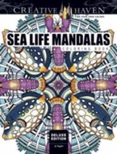 Creative Haven Deluxe Edition Sea Life Mandalas Coloring Book