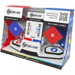 Set 2 cuburi - Nexcube Competition Pack - 2 cuburi 3x3 si un timer, speedcubing inclus