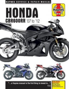 Coperta cărții Honda CBR600RR Motorcycle Repair Manual