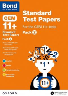 Coperta cărții Bond 11+: CEM: Standard Test Papers