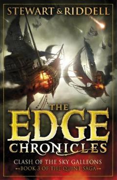 Coperta cărții The Edge Chronicles 3: Clash of the Sky Galleons