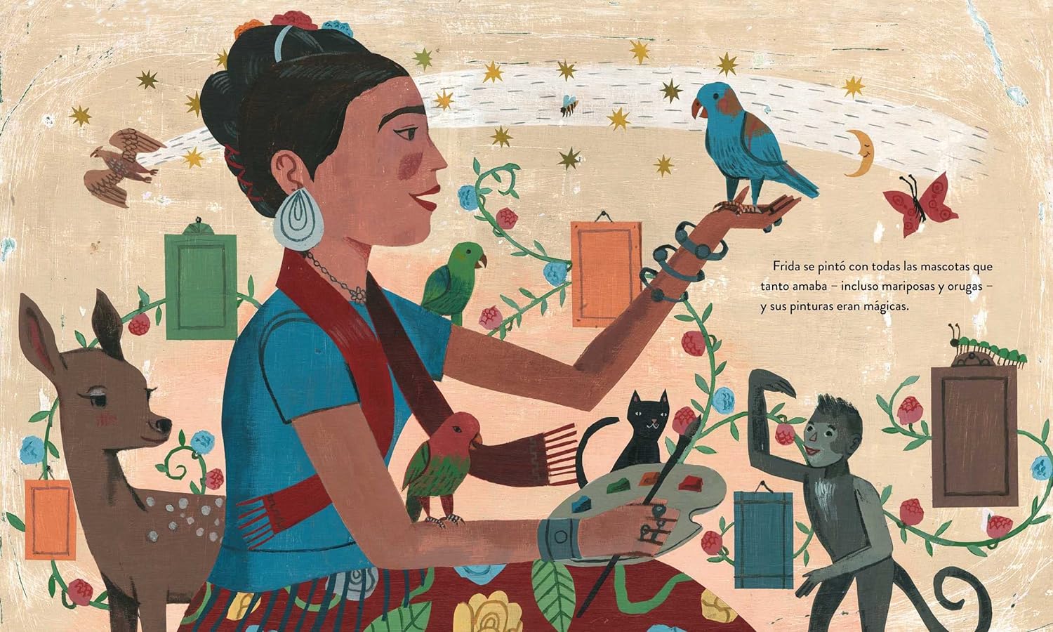 Frida Kahlo and Her Animalitos - Monica Brown, John Parra
