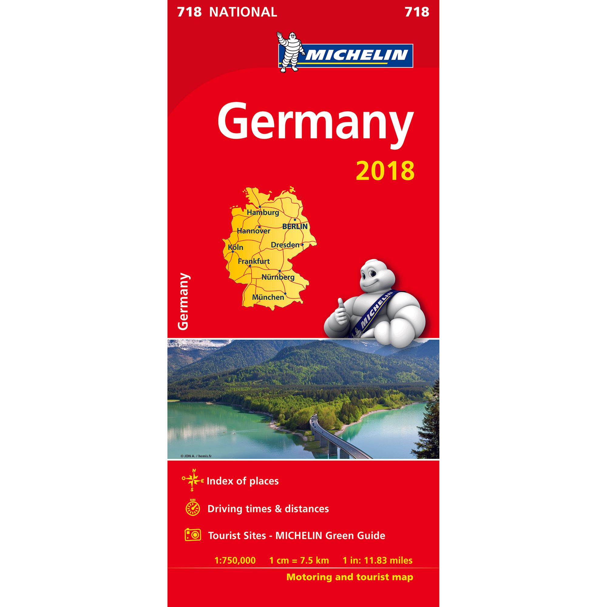 Germany 2018 National Map 718