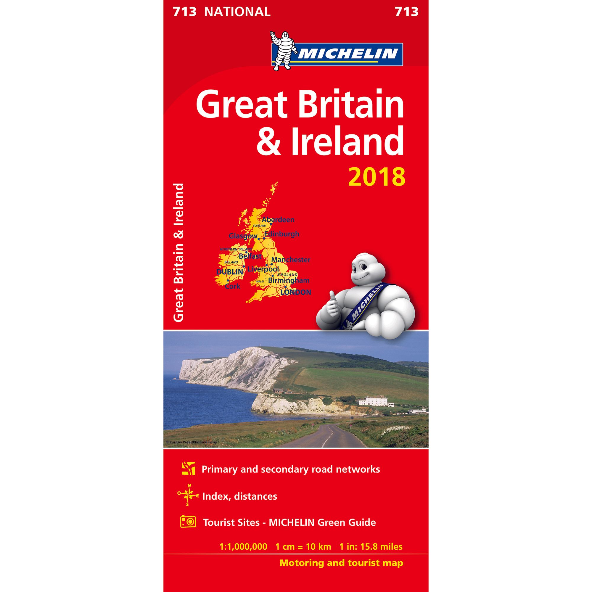 Great Britain &amp; Ireland 2018 National Map 713