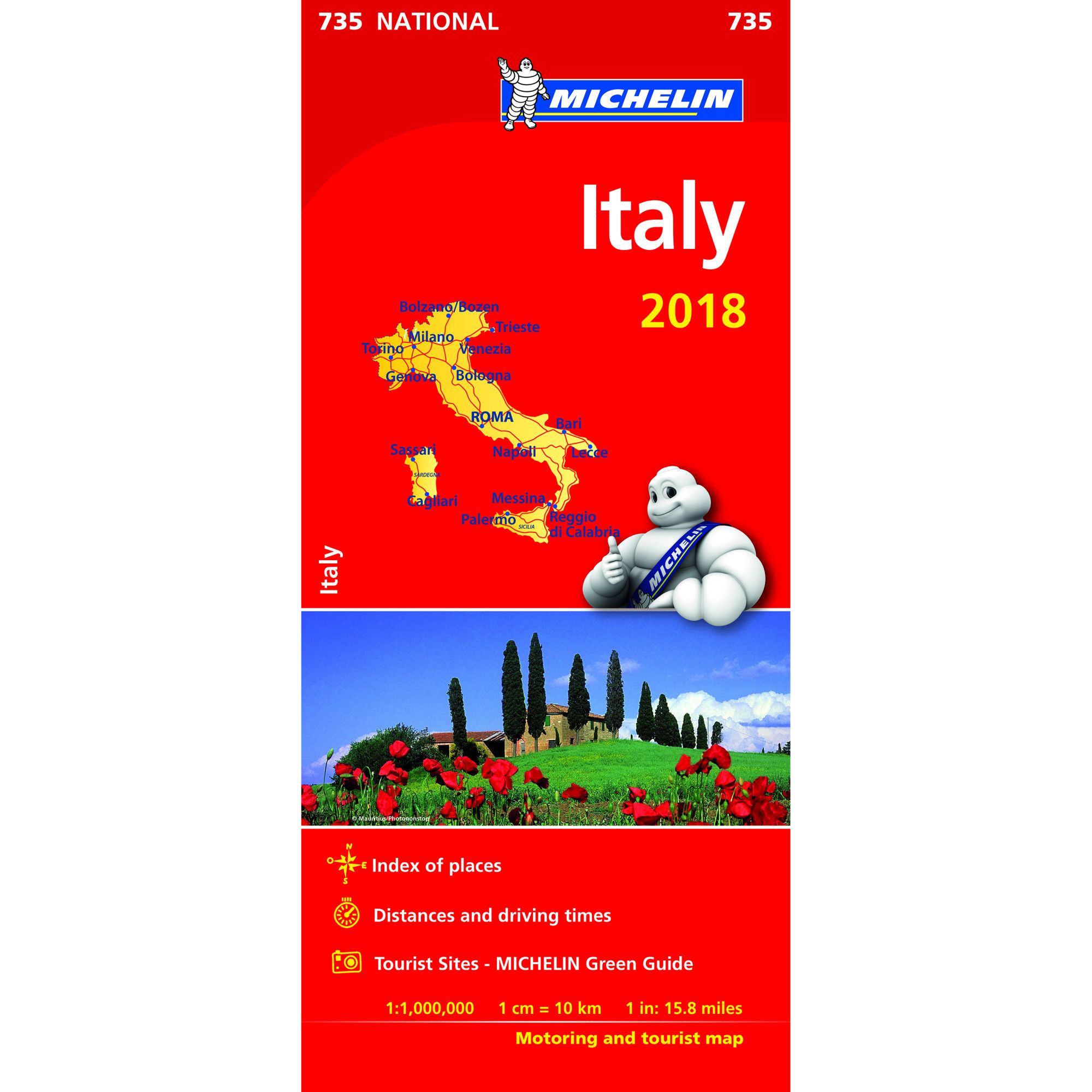 Italy 2018 National Map 735