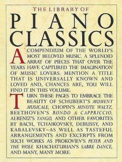 Coperta cărții The Library Of Piano Classics