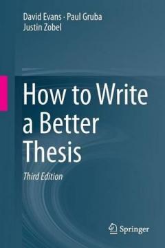 Coperta cărții How to Write a Better Thesis