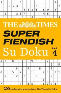Coperta cărții The Times Super Fiendish Su Doku Book 4