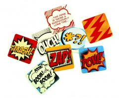 Set 24 suporturi pahar - Comic Book Gift Republic