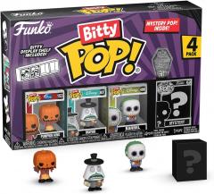 Set 4 figurine - Bitty Pop! The Nightmare Before Christmas: Pumpkin King