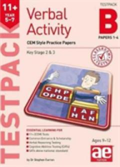 11+ Verbal Activity Year 5-7 Testpack B Papers 1-4