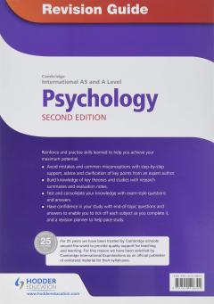 Cambridge International AS & A Level Psychology Revision Guide 