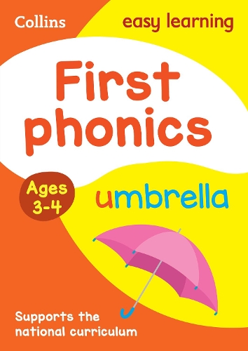 First Phonis First Phonics Ages 3-4 - Collins Easy Learning