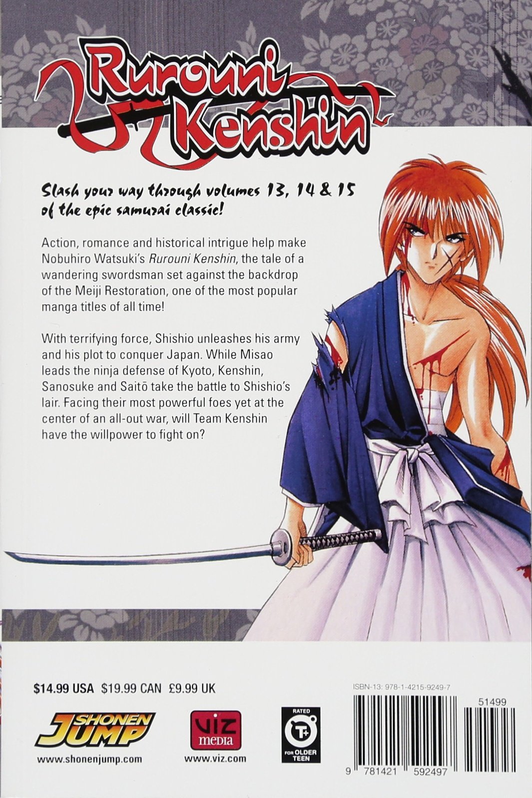 Rurouni Kenshin Volume 1314 And 15 3 In 1 Edition Nobuhiro Watsuki 
