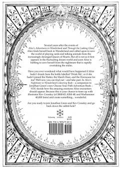 Alice's Nightmare in Wonderland Colouring Book