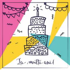 Felicitare - La Multi Ani