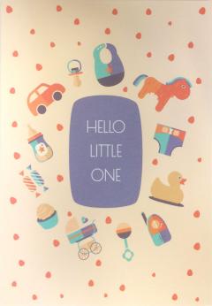 Felicitare - Hello Little One