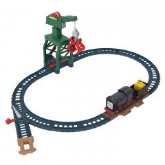 Set de joaca - Locomotiva motorizata - Cranky, cu accesorii