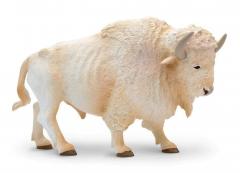 Figurina - Bizon american alb