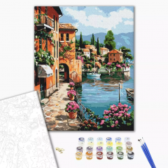 Set pictura pe numere - Under the sun Positano
