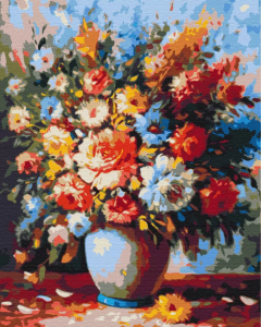 Set pictura pe numere - Luxurious bouquet in a vase