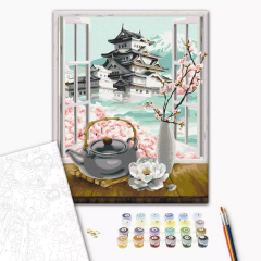 Set pictura pe numere - Tea ceremony