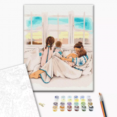 Set pictura pe numere - Alla Berezovska - Maternal warmth