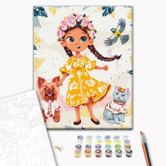 Set pictura pe numere - Karyna Yasynova - Ukrainochka Sofiika