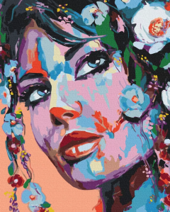 Set pictura pe numere - Portrait in paint