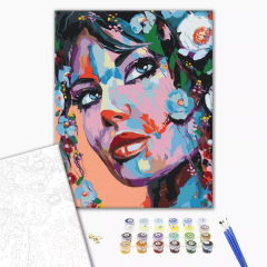 Set pictura pe numere - Portrait in paint