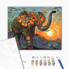 Set pictura pe numere - The sun is at its zenith