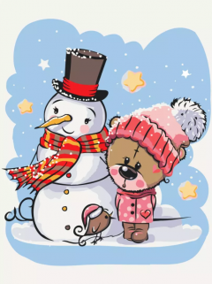 Set pictura pe numere - Holiday friends