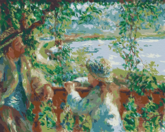 Set pictura pe numere - Near the Lake - Pierre-Auguste Renoir