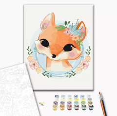 Set pictura pe numere - Fox sister