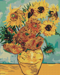 Set pictura pe numere - Van Gogh - Sunflowers