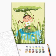 Set pictura pe numere - Yana Kozak - Fairy of the lake