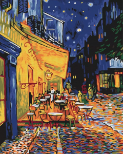 Set pictura pe numere - Van Gogh - Night cafe in Arles