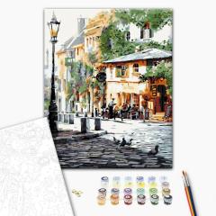 Set pictura pe numere - Summer cafe