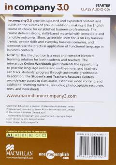 In Company 3.0 - Starter Class Audio CDs