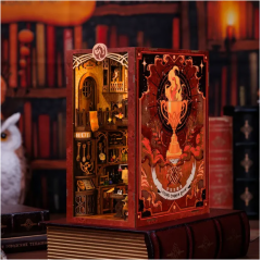 Puzzle 3D - Cotor de carte DIY - Flame Common Room