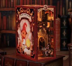 Puzzle 3D - Cotor de carte DIY - Flame Common Room