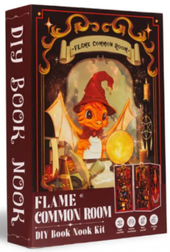 Puzzle 3D - Cotor de carte DIY - Flame Common Room