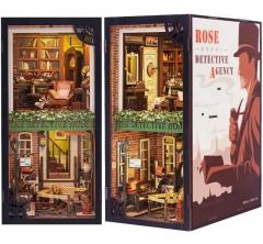 Puzzle 3D - Cotor de carte DIY - Rose Detective Agency