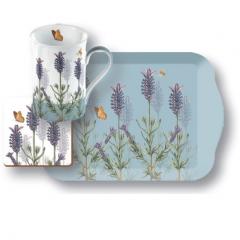 Cana cu tava si suport pentru pahar - Kew Lavender Time for Tea