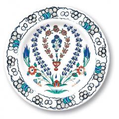 Farfurie portelan - V&A Iznik Hyacinth Side | Creative Tops